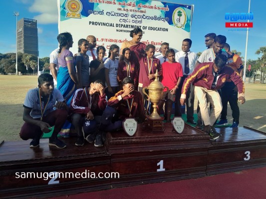 வடமாகாண விளையாட்டு விழாவில் மீண்டும் மன்னார் வலயம் முதலிடம்! samugammedia 