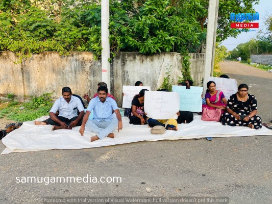 தையிட்டியில் சட்டவிரோதமான  விகாரை - தமிழ்த் தேசிய மக்கள் முன்னணியினர் மீண்டும் போராட்டம்! samugammedia 