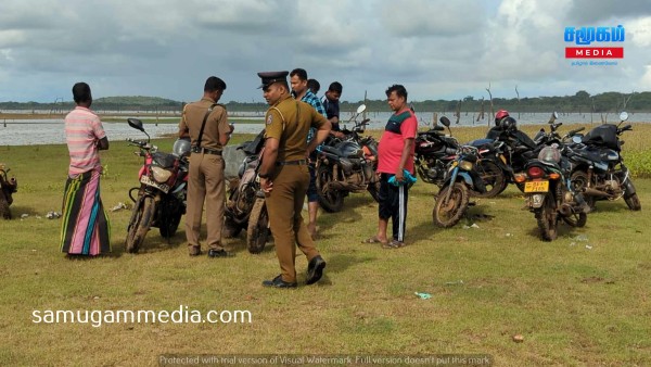 தண்ணிமுறிப்பு குளத்தில் அத்துமீறி மீன்பிடி- 2 மீனவர்கள் கைது! samugammedia 