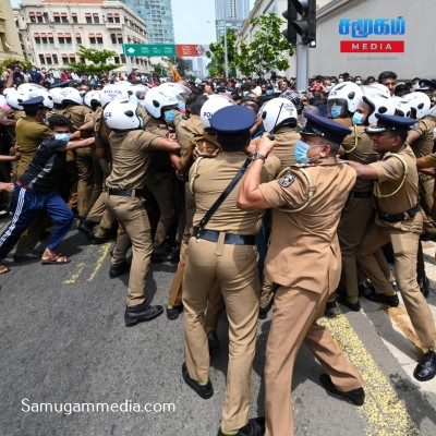 கொள்ளுப்பிட்டியில் பொலிஸாரின் அடாவடித்தனம் – டிரான் அலஸ் விசாரணைக்கு உத்தரவு..!samugammedia 