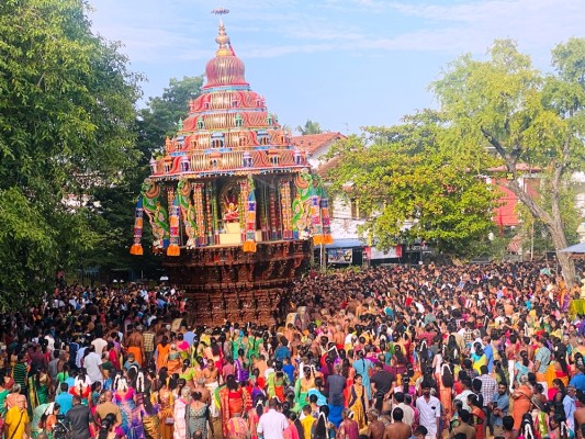 வரலாற்று சிறப்புமிக்க மட்டக்களப்பு ஸ்ரீமாமாங்கேஸ்வரர் ஆலயத்தின் வருடாந்த தேர் உற்சவம் 