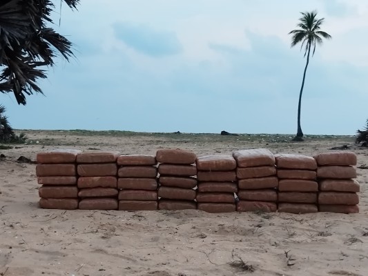 யாழில் பெருந்தொகையான கஞ்சா பொதிகள் மீட்பு 