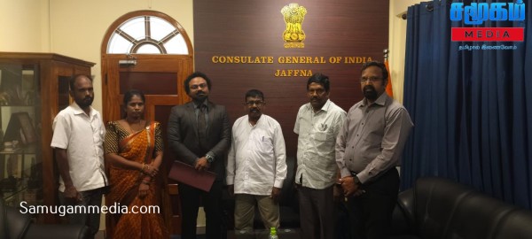 யாழ்.இந்தியத் துணைத்தூதரை சந்தித்த காரைநகர் பிரதேசசபையினர்! 