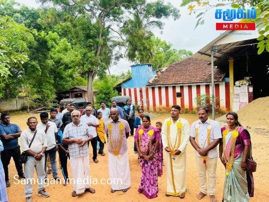 வவுனியாவில் பிரதேசசபை தவிசாளர் மற்றும் உறுப்பினருக்கு கெளரவிப்பு! 