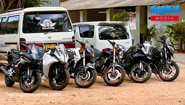 அதிக சத்தத்துடன் வேகமாக பறந்த மோட்டார் சைக்கிள்கள்;  மடக்கிப்பிடித்த பொலிஸார்! 
