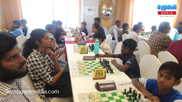 யாழ்ப்பாண சர்வதேச  சதுரங்கப் போட்டி - 2025 நேற்று ஆரம்பம்! 