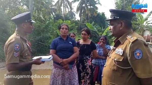 சேதமடைந்த வீதியை திருத்தி தருமாறு கோரி 8 குடும்பங்கள் போராட்டம் ...