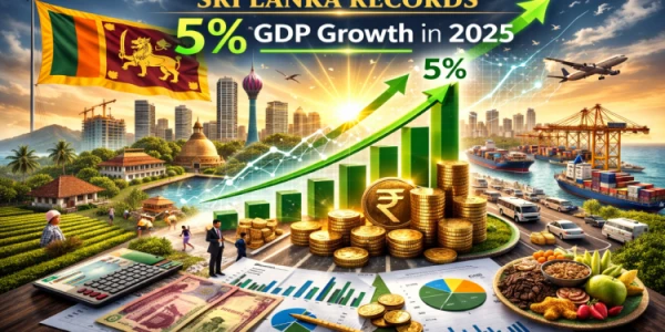 2025 இல் இலங்கையின் மொத்த உள்நாட்டு உற்பத்தி வளர்ச்சி! 